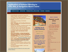 Tablet Screenshot of kalmanfilteringgpsins.com